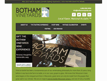 Tablet Screenshot of bothamvineyards.com